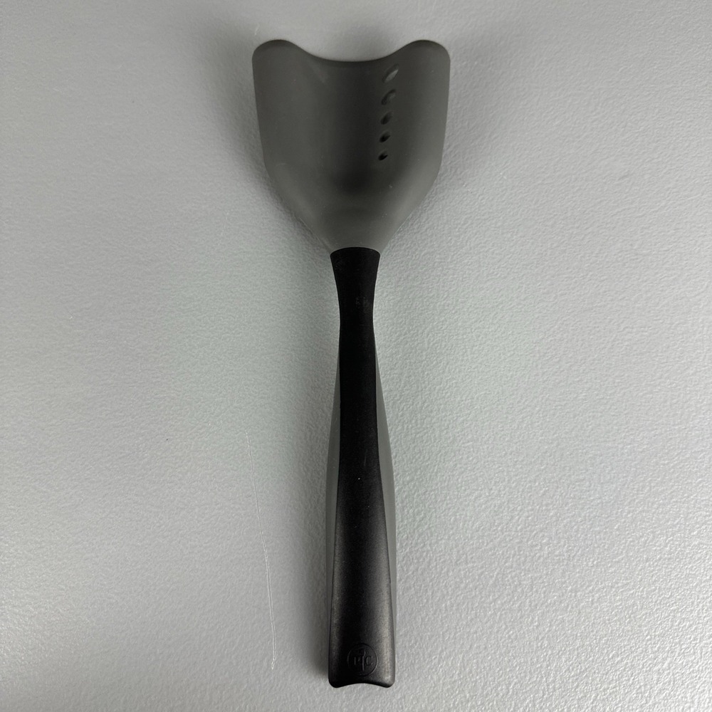 PAMPERED CHEF Mix N Chop Silicone Spatula Strainer Ground Beef Turkey Sausage - Picture 4 of 8